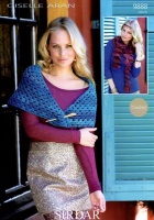 Knitting Pattern - Sirdar 9888 - Giselle Aran - Shawl & Scarf
